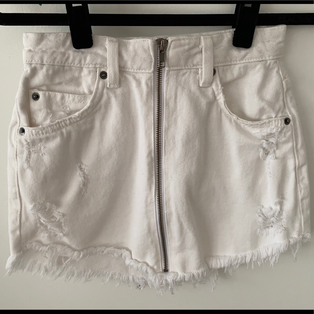 denim jean skirt